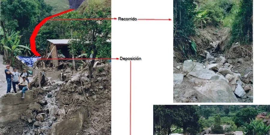 Image illustrative de Analyse des coulées de débris à Bordeaux